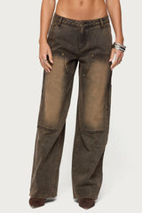 Ayla Low Rise Baggy Carpenter Jeans